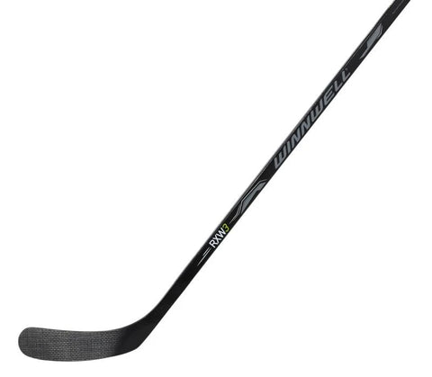 Hockey stick with Winnwell branding on a white background